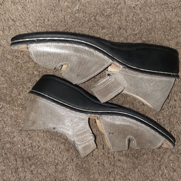 FINN COMFORT-Waldi-Hook Loop-Metallic Nubuck Leather-Size 36D-Excellent - Picture 6 of 8